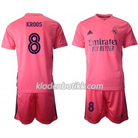 Real Madrid Toni Kroos 8 Barn Bortedraktsett 2020-2021 Kortermet (+ Korte bukser)